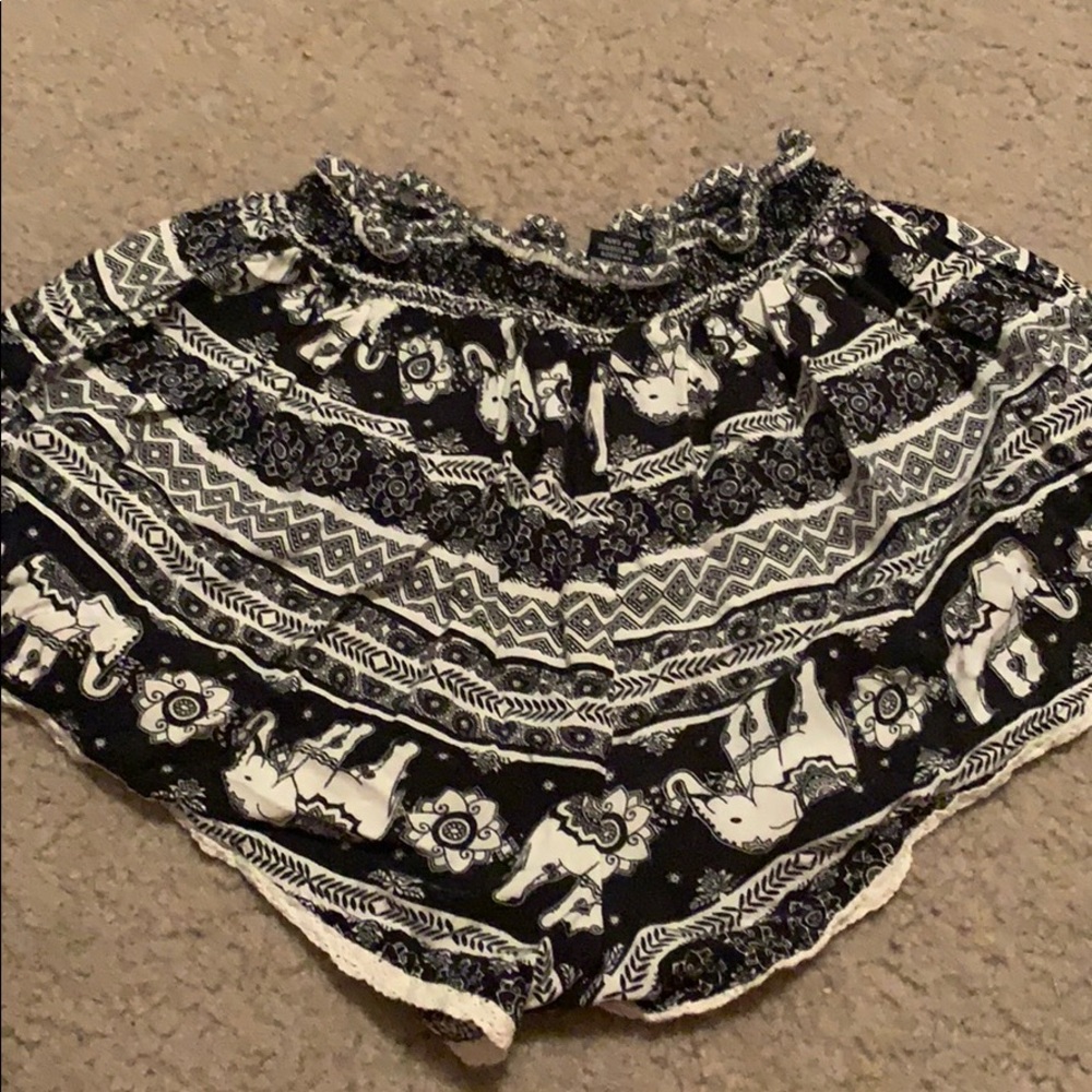 Cute soft elephant shorts.
